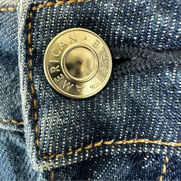 American Eagle Low Rise Maxi Denim Cargo Skirt Size 000 - Picture 4 of 11